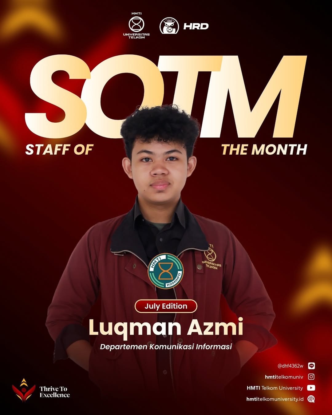 Staff Of The Month ( July Edition )